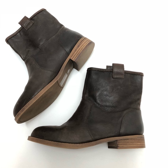Sole Society Shoes - Sole Society Natasha Brown Leather Boots Size 7